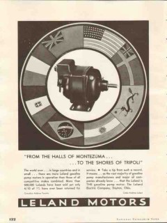 leland electric company 1937 montezuma gasoline pump motors vintage ad