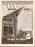 Ohio Oil Company 1937 Vintage Ad Linco Marathon Motor Repeat Sales Ohio Oil Company 1937 Vintage Ad Linco Marathon Motor Repeat Sales