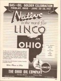 Ohio Oil Company 1937 Vintage Ad Linco Marathon Native Ohio 50 Years Ohio Oil Company 1937 Vintage Ad Linco Marathon Native Ohio 50 Years