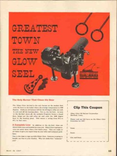 Silent Glow Oil Burner Corp 1937 Vintage Ad Heat Air-Seel Closes Door Silent Glow Oil Burner Corp 1937 Vintage Ad Heat Air-Seel Closes Door