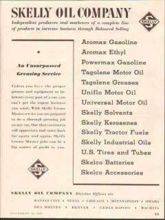 Skelly Oil Company 1937 Vintage Ad Unsurpassed Greasing Service Lube Skelly Oil Company 1937 Vintage Ad Unsurpassed Greasing Service Lube