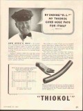 Thiokol Corp 1937 Vintage Ad Curb Pump Hose Synthetic Rubber Diffusion Thiokol Corp 1937 Vintage Ad Curb Pump Hose Synthetic Rubber Diffusion
