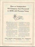 tide water associated oil company 1937 independent pioneer vintage ad tide water associated oil company 1937 independent pioneer vintage ad