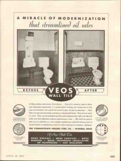 youngstown pressed steel company 1937 modern veos wall tile vintage ad youngstown pressed steel company 1937 modern veos wall tile vintage ad