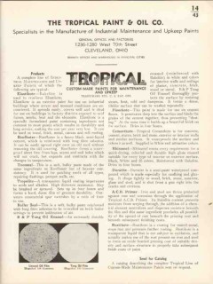 Tropical Paint Oil Company 1936 Vintage Catalog Maintenance Upkeep Tropical Paint Oil Company 1936 Vintage Catalog Maintenance Upkeep
