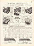 Kerlow Steel Flooring Company 1936 Vintage Catalog Grating Safety Step
