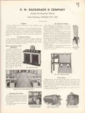 E W Bacharach Company 1936 Vintage Catalog Plumbing Water Purification E W Bacharach Company 1936 Vintage Catalog Plumbing Water Purification
