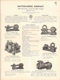 Dayton-Dowd Company 1936 Vintage Catalog Centrifugal Pump Stage Series Dayton-Dowd Company 1936 Vintage Catalog Centrifugal Pump Stage Series