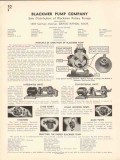 Blackmer Pump Company 1936 Vintage Catalog Integrated Lined Rotary Blackmer Pump Company 1936 Vintage Catalog Integrated Lined Rotary