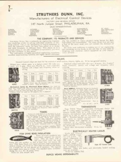 Struthers Dunn Inc 1936 Vintage Catalog Electrical Relay Timer Control