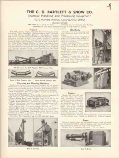 C O Bartlett Snow Company 1936 Vintage Catalog Convey Elevate Hoist C O Bartlett Snow Company 1936 Vintage Catalog Convey Elevate Hoist
