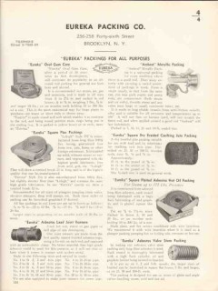 Eureka Packing Company 1936 Vintage Catalog Oval Gum Core Metallic Eureka Packing Company 1936 Vintage Catalog Oval Gum Core Metallic