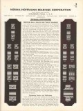 Norma-Hoffmann Bearings Corp 1936 Vintage Catalog Ball Roller Thrust