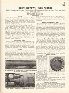 Downingtown Iron Works 1936 Vintage Catalog Steel Plate Fabrication Downingtown Iron Works 1936 Vintage Catalog Steel Plate Fabrication