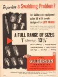 Guiberson Corp 1954 Vintage Ad Oil Field Swabbing Problem Lift Fluid