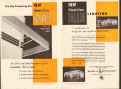 guardian light company 1956 facade service station lighting vintage ad guardian light company 1956 facade service station lighting vintage ad