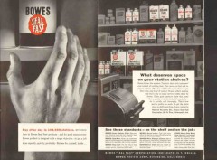 bowes seal fast corp 1957 deserves space service station vintage ad bowes seal fast corp 1957 deserves space service station vintage ad
