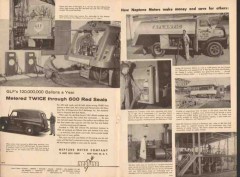 Neptune Meter Company 1957 Vintage Ad George London Oil Co Raleigh NC
