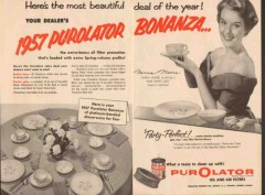 purolator products inc 1957 fear strikes out norma moore vintage ad