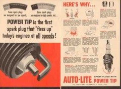 electric auto-lite company 1957 power tip fires all speeds vintage ad electric auto-lite company 1957 power tip fires all speeds vintage ad