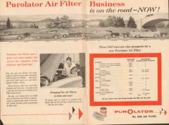 purolator products inc 1957 air filter road business profit vintage ad purolator products inc 1957 air filter road business profit vintage ad