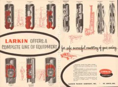 Larkin Packer Company 1955 Vintage Ad Oil Field Cementing Casing Safe Larkin Packer Company 1955 Vintage Ad Oil Field Cementing Casing Safe