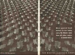 master electric company 1937 more geared head motors vintage ad master electric company 1937 more geared head motors vintage ad