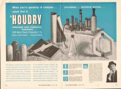 Houdry Process Chemical Company 1962 Vintage Ad Catalysis Technical Houdry Process Chemical Company 1962 Vintage Ad Catalysis Technical
