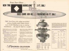 Dorr-Oliver Inc 1962 Vintage Ad TMC DorrClone Midget Manifold Cyclone Dorr-Oliver Inc 1962 Vintage Ad TMC DorrClone Midget Manifold Cyclone