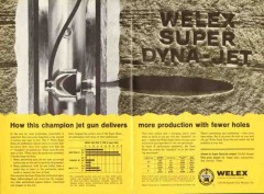 Halliburton Company 1962 Vintage Ad Oil Welex Super Dyna-Jet Gun Holes Halliburton Company 1962 Vintage Ad Oil Welex Super Dyna-Jet Gun Holes
