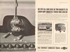 chevrolet 1957 eggs basket smooth chevy jobmaster truck vintage ad