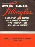 Owens-Illinois Glass Company 1936 Vintage Catalog Fiberglas Air Filter