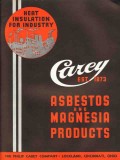 Philip Carey Company 1936 Vintage Catalog Asbestos Magnesia Products Philip Carey Company 1936 Vintage Catalog Asbestos Magnesia Products
