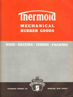 Thermoid Rubber Company 1936 Vintage Catalog Hose Belt Tubing Packing Thermoid Rubber Company 1936 Vintage Catalog Hose Belt Tubing Packing