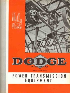 Dodge Mfg Corp 1936 Vintage Catalog Power Transmission Equipment 