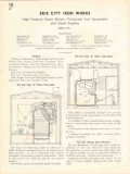 Erie City Iron Works 1936 Vintage Catalog Fire Water Tube Boiler Heat Erie City Iron Works 1936 Vintage Catalog Fire Water Tube Boiler Heat