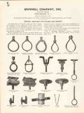 Grinnell Company 1936 Vintage Catalog Pipe Hangers Supports Adjustable