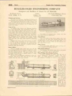 Ruggles-Coles Engineering Company 1916 Vintage Catalog Dryers Designed Ruggles-Coles Engineering Company 1916 Vintage Catalog Dryers Designed