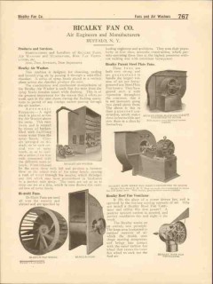 Bicalky Fan Company 1916 Vintage Catalog Air Washer Ventilator Blower Bicalky Fan Company 1916 Vintage Catalog Air Washer Ventilator Blower