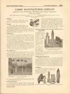 Carbic Mfg Company 1916 Vintage Catalog Welding Cutting Low Pressure Carbic Mfg Company 1916 Vintage Catalog Welding Cutting Low Pressure