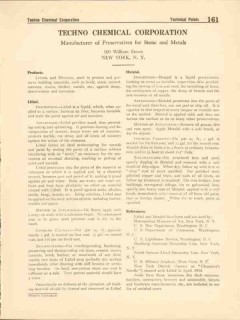 Techno Chemical Corporation 1916 Vintage Catalog Lithol Metalol Techno Chemical Corporation 1916 Vintage Catalog Lithol Metalol