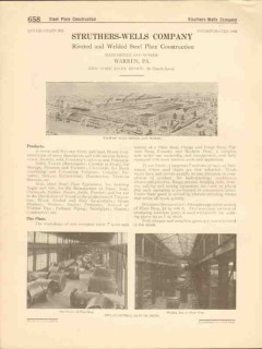 Struthers-Wells Company 1916 Vintage Catalog Steel Riveted Welded Struthers-Wells Company 1916 Vintage Catalog Steel Riveted Welded