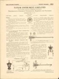 Taylor Instrument Companies 1916 Vintage Catalog Thermometer Regulator Taylor Instrument Companies 1916 Vintage Catalog Thermometer Regulator