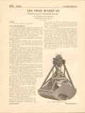 Owen Bucket Company 1916 Vintage Catalog Clamshell Excavating Digging Owen Bucket Company 1916 Vintage Catalog Clamshell Excavating Digging