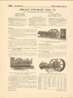 Chicago Pneumatic Tool Company 1916 Vintage Catalog Air Compressors Chicago Pneumatic Tool Company 1916 Vintage Catalog Air Compressors