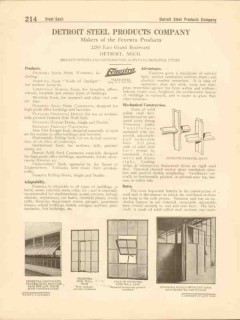 Detroit Steel Products Company 1931 Vintage Catalog Windows Fenestra