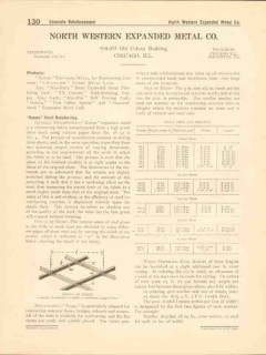 North Western Expanded Metal Company 1916 Vintage Catalog Lath Econo North Western Expanded Metal Company 1916 Vintage Catalog Lath Econo