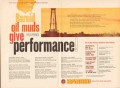 National Lead Company 1962 Vintage Ad Oil Field Baroid Mud Performance