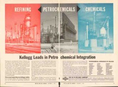 m w kellogg company 1962 refining petrochemical chemicals vintage ad m w kellogg company 1962 refining petrochemical chemicals vintage ad