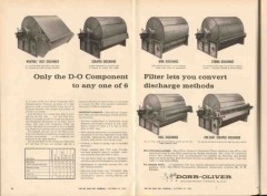 Dorr-Oliver Inc 1962 Vintage Ad Oil Component Filter Discharge Methods Dorr-Oliver Inc 1962 Vintage Ad Oil Component Filter Discharge Methods